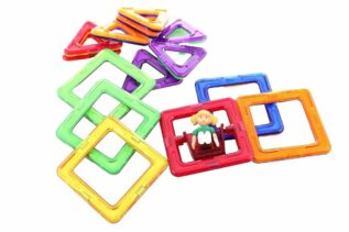 Magnetická stavebnice 16 ks