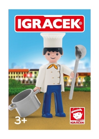 efko Igráček Kuchař - figurka s příslušenstvím - výprodej