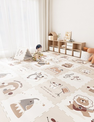 2Kids Toys Podložka na hraní Zvířecí párty 9 dílů