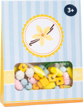 small foot Dřevěné korálky Candy 1ks fialová