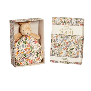 Rainbow Plyšový muchláček Medvídek Pú se vzorovanou látkou