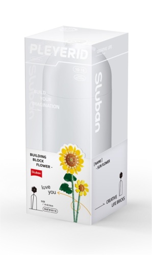 Sluban Flowers M38-B1101-10 Slunečnice ve váze