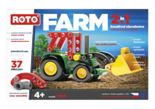 efko ROTO 2v1 Farm - Traktor, česká stavebnice