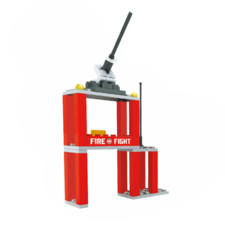 Kompatibilní stavebnice BLOXO hasiči stanice 260 ks