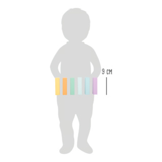 small foot Dřevěné kostky pastelové 50 ks