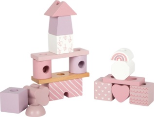 small foot Nasazování na tyč Domeček růžový