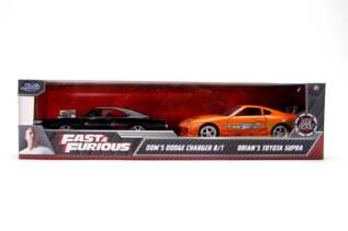 Rychle a zběsile Twin Pack Toyota Supra a Dodge Charger 1:32