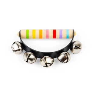 Bigjigs Toys Rolničky s dřevěnou rukojetí