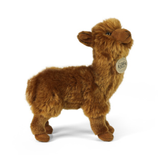 Plyšová lama alpaka hnědá 23 cm ECO-FRIENDLY