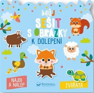 Můj sešit s obrázky k dolepení - Zvířata