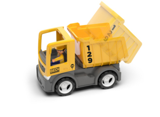 ECO MultiGO Build set - figurky Igráčků stavbařů s auty