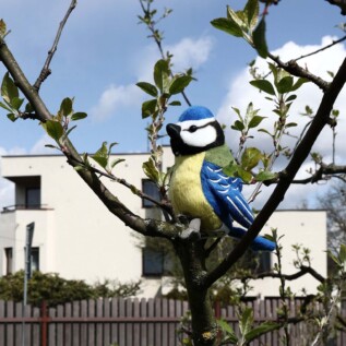 Plyšová sýkorka 12 cm ECO-FRIENDLY