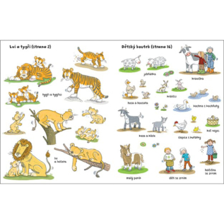 Knížka samolepková Zoo