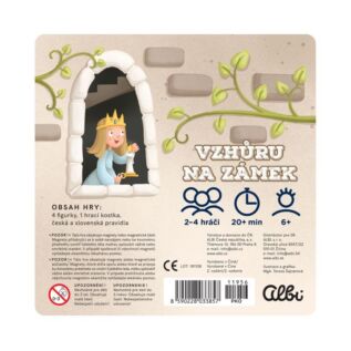 Magnetická hra na cesty - Vzhůru na zámek