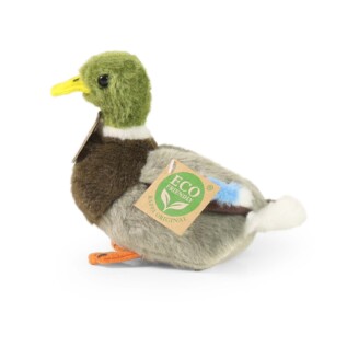 Plyšová kachna divoká 13 cm ECO-FRIENDLY