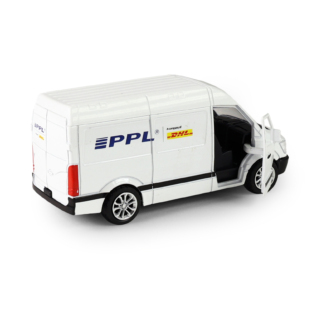 Kovové auto PPL s otevíracími dveřmi 12 cm
