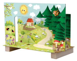 Divadlo magnetické Se zvířátky do pohádky