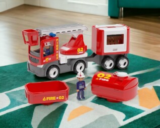 ECO MultiGO Fire set - figurky Igráčků hasičů s auty