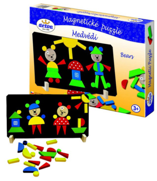 Puzzle magnetické - Medvědi
