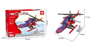 Kompatibilní stavebnice BLOXO hasiči helikoptéra 168 ks