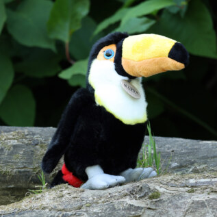 Plyšový tukan 23 cm ECO-FRIENDLY