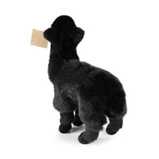 Plyšová lama alpaka černá 23 cm ECO-FRIENDLY