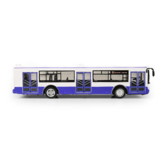 Autobus který hlásí zastávky česky 28 cm modrý