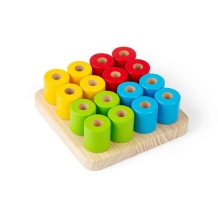 Bigjigs Toys Balanční válečky na podstavci