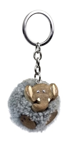 2Kids Toys Dřevěná klíčenka pompon Slon