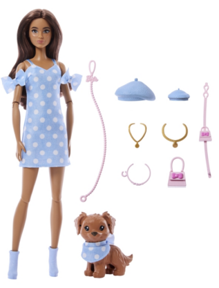 Barbie Dvojí kostým-Puntíky