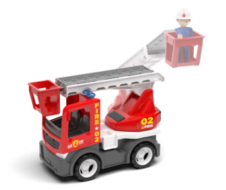 ECO MultiGO Fire - Žebřík s hasičem - auto s Igráčkem