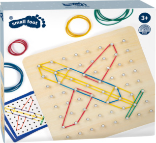 small foot Dřevěná deska Geoboard