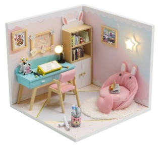 2Kids Toys miniatura domečku Studovna