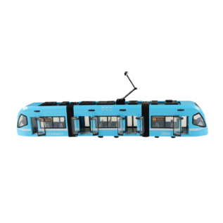 Moderní tramvaj DPO Ostrava modrá 47 cm