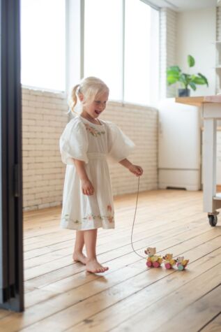 CUBIKA Pastel 15979 Tahací kačenky dřevěné