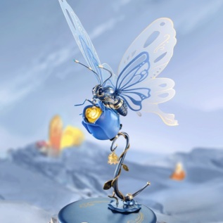 RoboTime 3D mechanická skládačka Modrý motýl