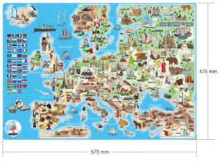 Puzzle - Mapa Evropy 160 ks - CZ
