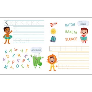 Sešit pro předškoláky Psaní a písmena