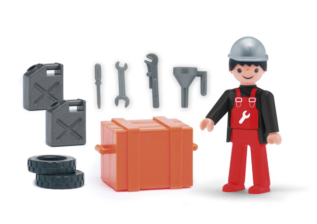 efko Igráček Automechanik - figurka s nářadím