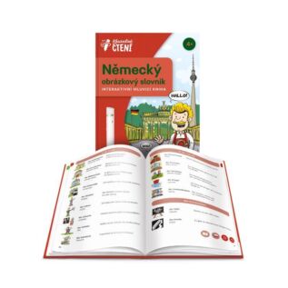 Albi Kniha Německý obrázkový slovník Kouzelné čtení