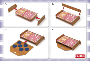 efko Příšerky pod postelí - dětská postřehová hra