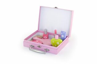Dřevěná sada krásy v kufříku