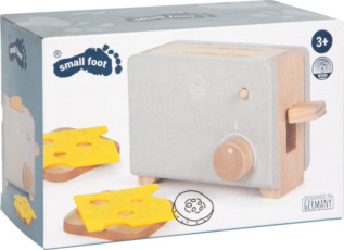 small foot Dřevěný toustovač Tasty šedý