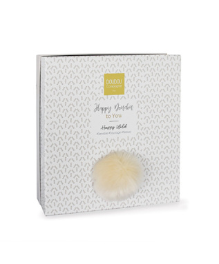 Doudou Dárková sada - Plyšový králíček s muchláčkem 25 cm béžová