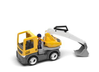 ECO MultiGO Build set - figurky Igráčků stavbařů s auty