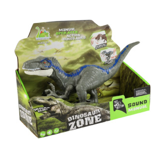 Dinosaurus Velociraptor se světlem a zvukem