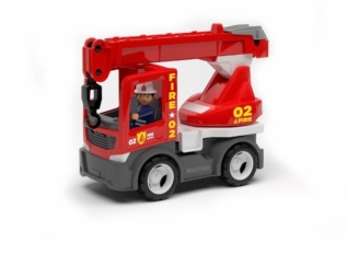 efko MultiGO Fire - Jeřáb s hasičem - auto s Igráčkem