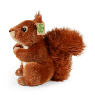 Plyšová veverka 23 cm ECO-FRIENDLY