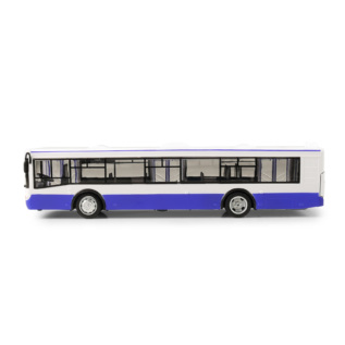 Autobus který hlásí zastávky česky 28 cm modrý