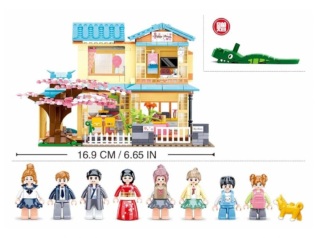 Sluban Girls Dream M38-B1017 Dům se sakurou